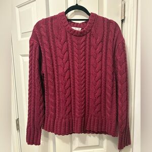 J. Crew Cable Knit Sweater
